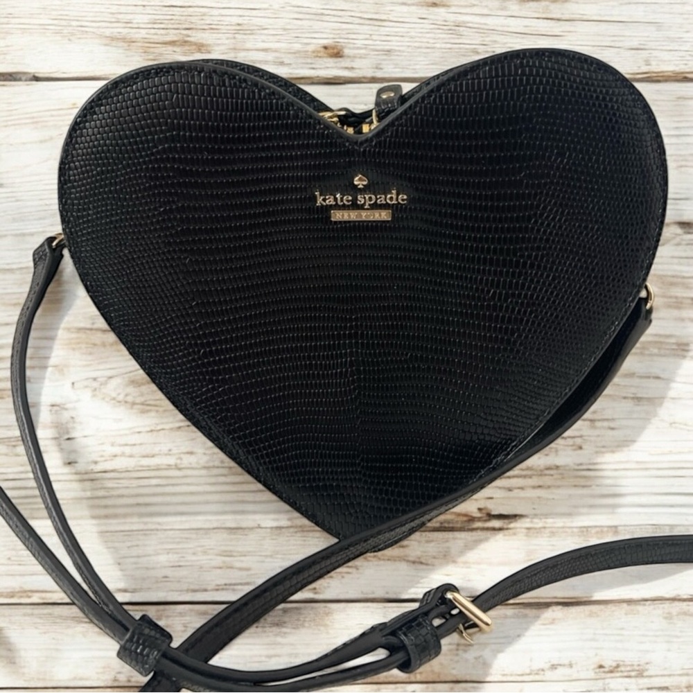 kate spade Black Heart Crossbody Bag